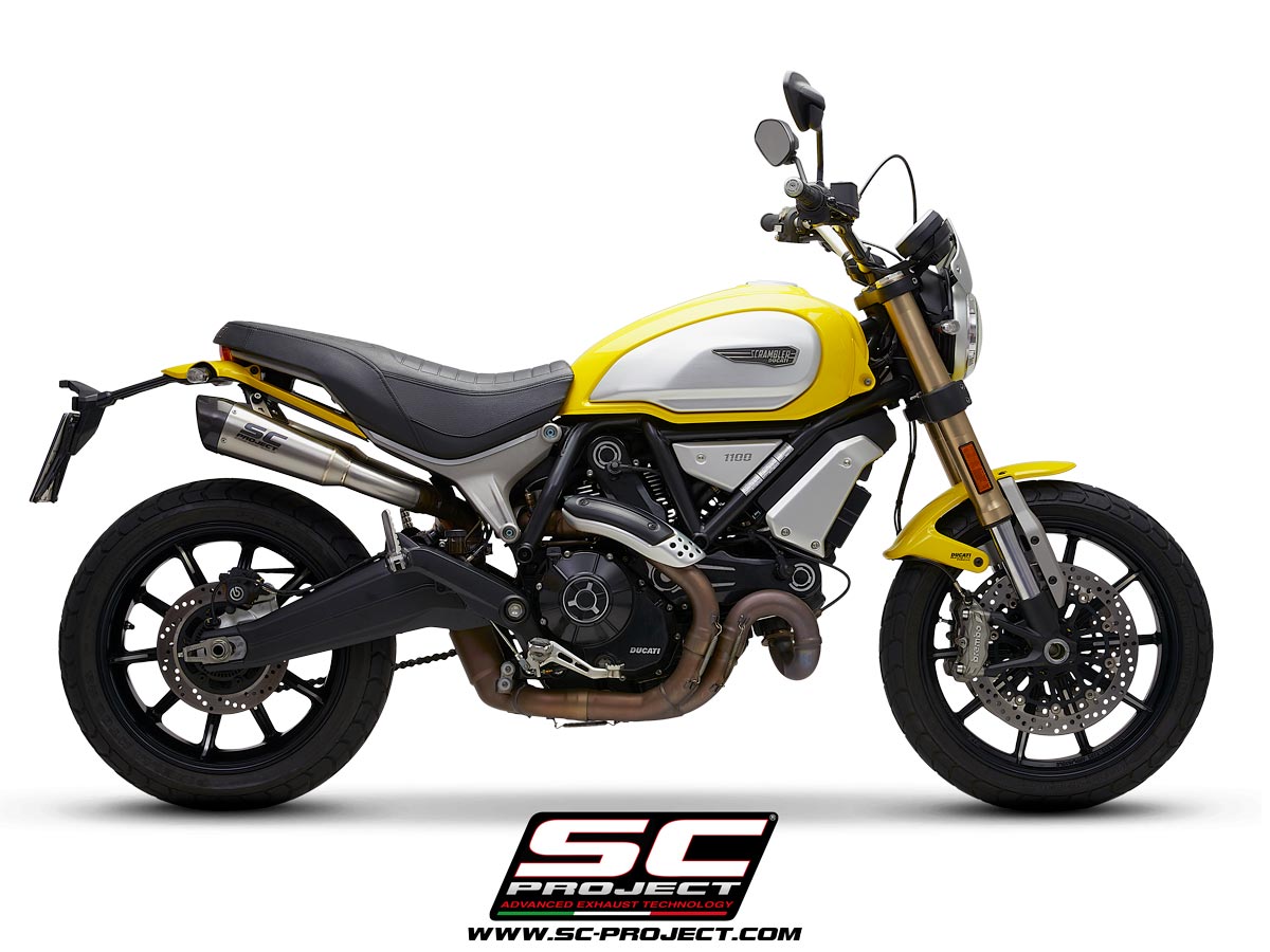 ducati scrambler 1100 best slipon exhaust sc-project