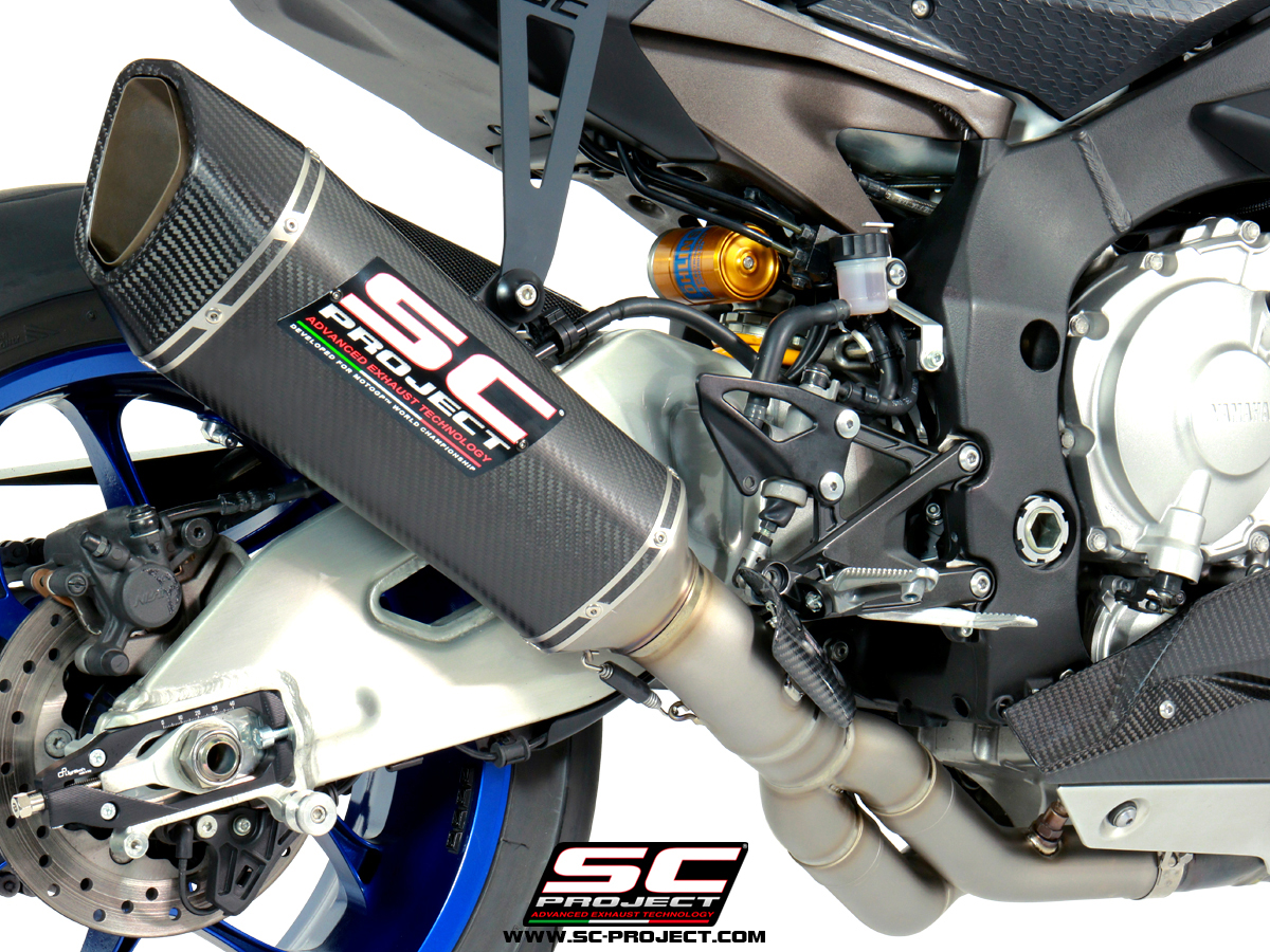 yamaha r1 r1m sc1-r sc-project exhaust slipon