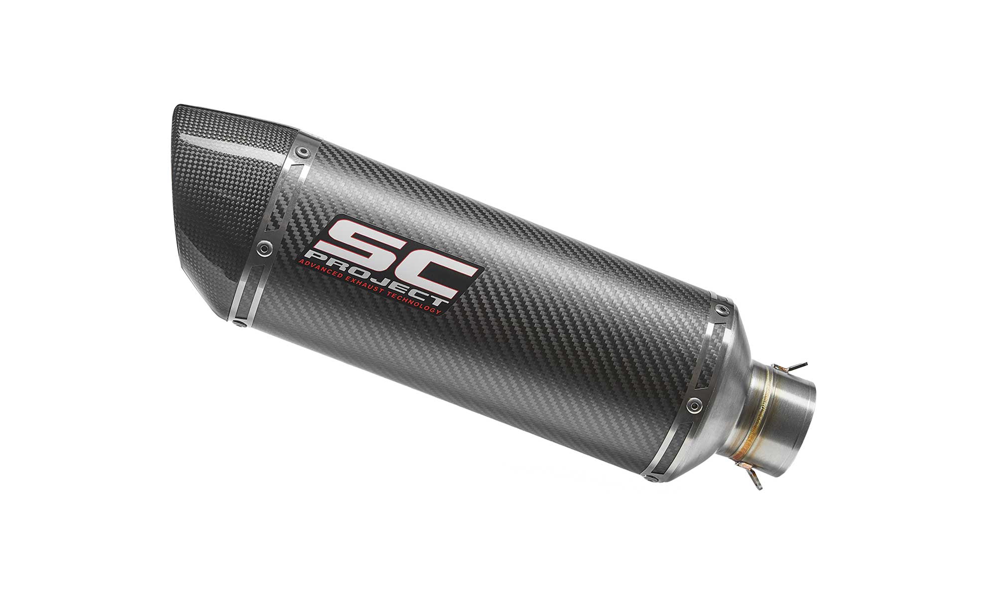 scproject oval carbon exhaust full system slipon