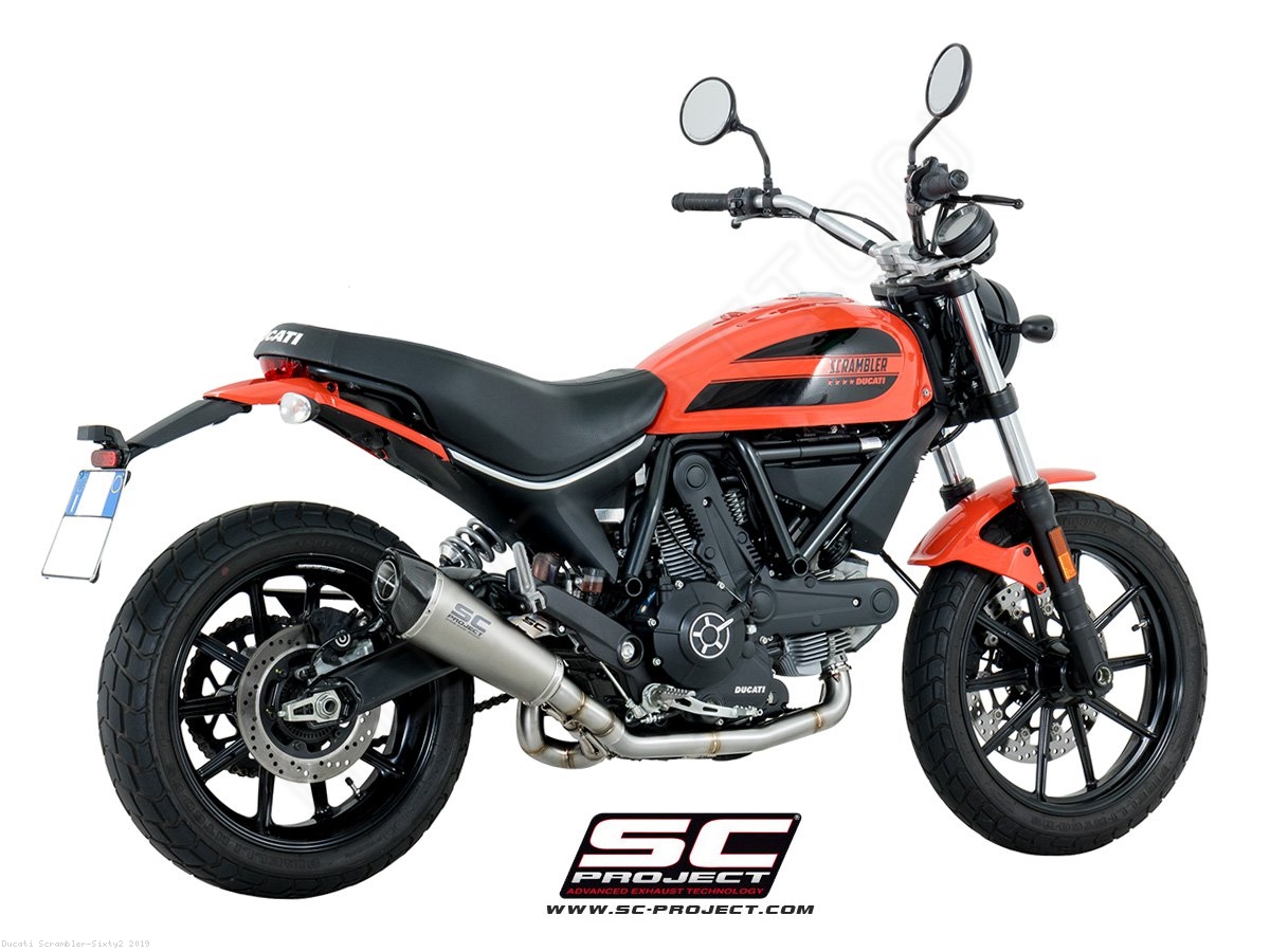 Conic Exhaust Ducati / Scrambler Sixty2 / 2019 (D23-C34T)