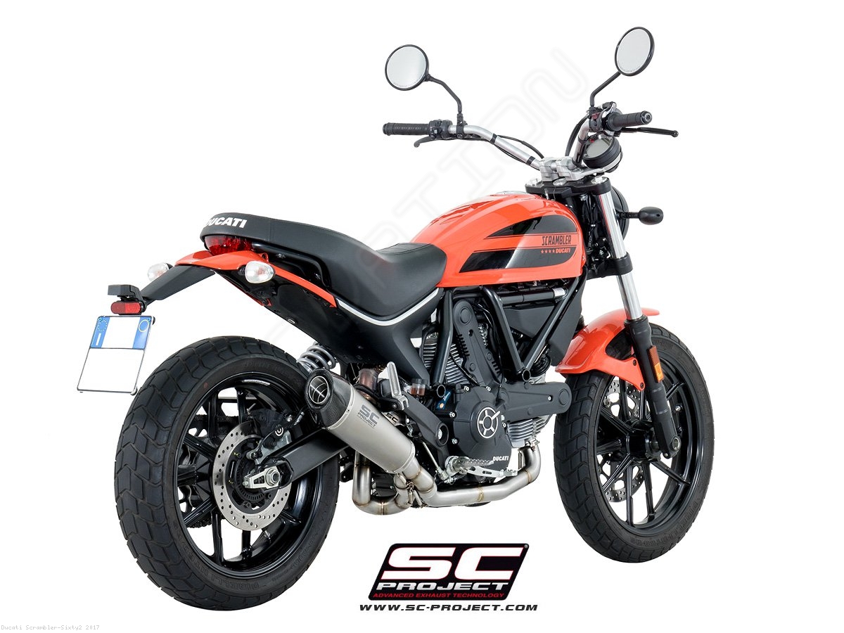 Conic Exhaust Ducati / Scrambler Sixty2 / 2017 (D23-C34T)