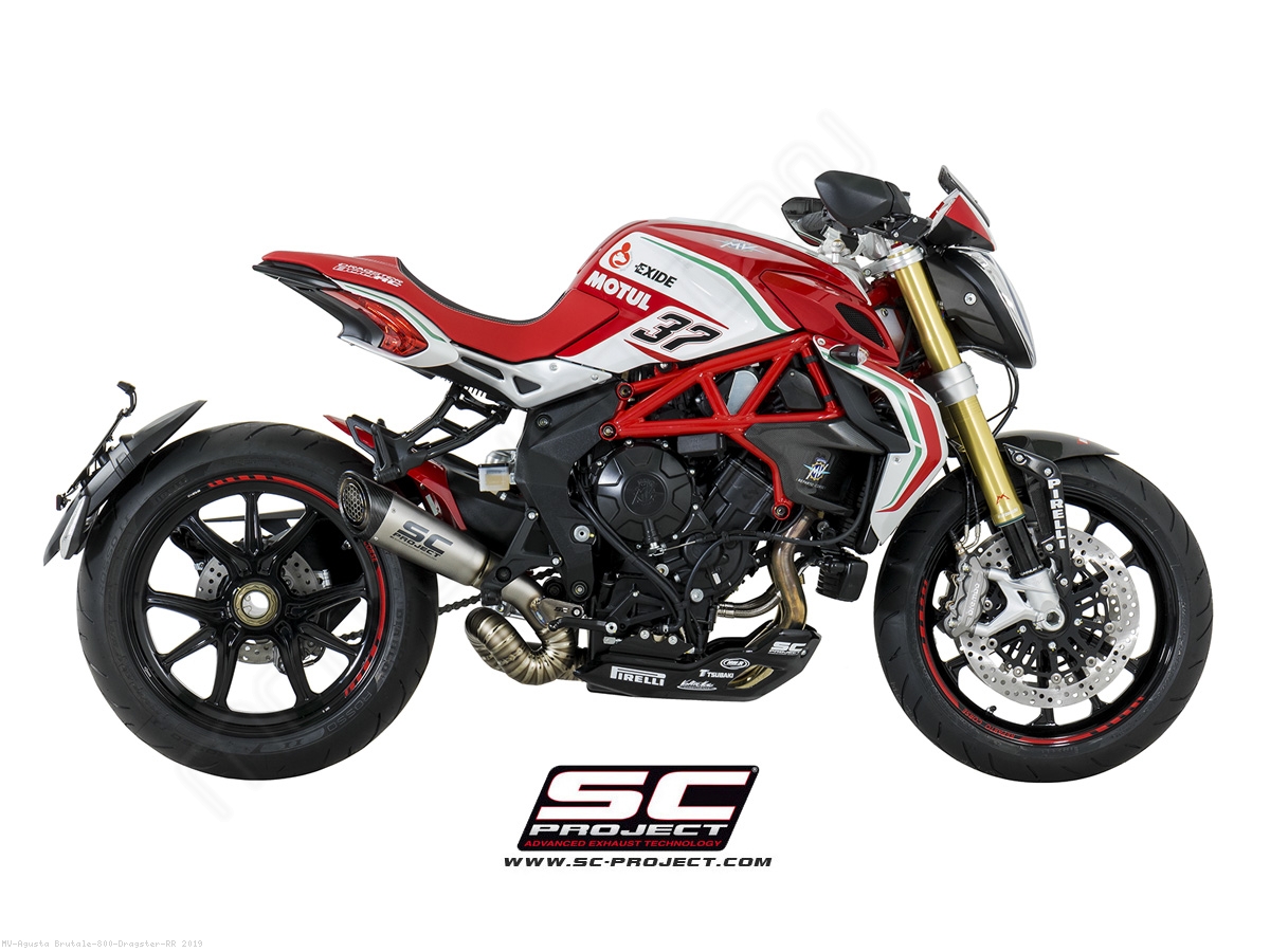 S1 Exhaust MV Agusta Brutale 800 Dragster RR 2019 M08 LT41TR