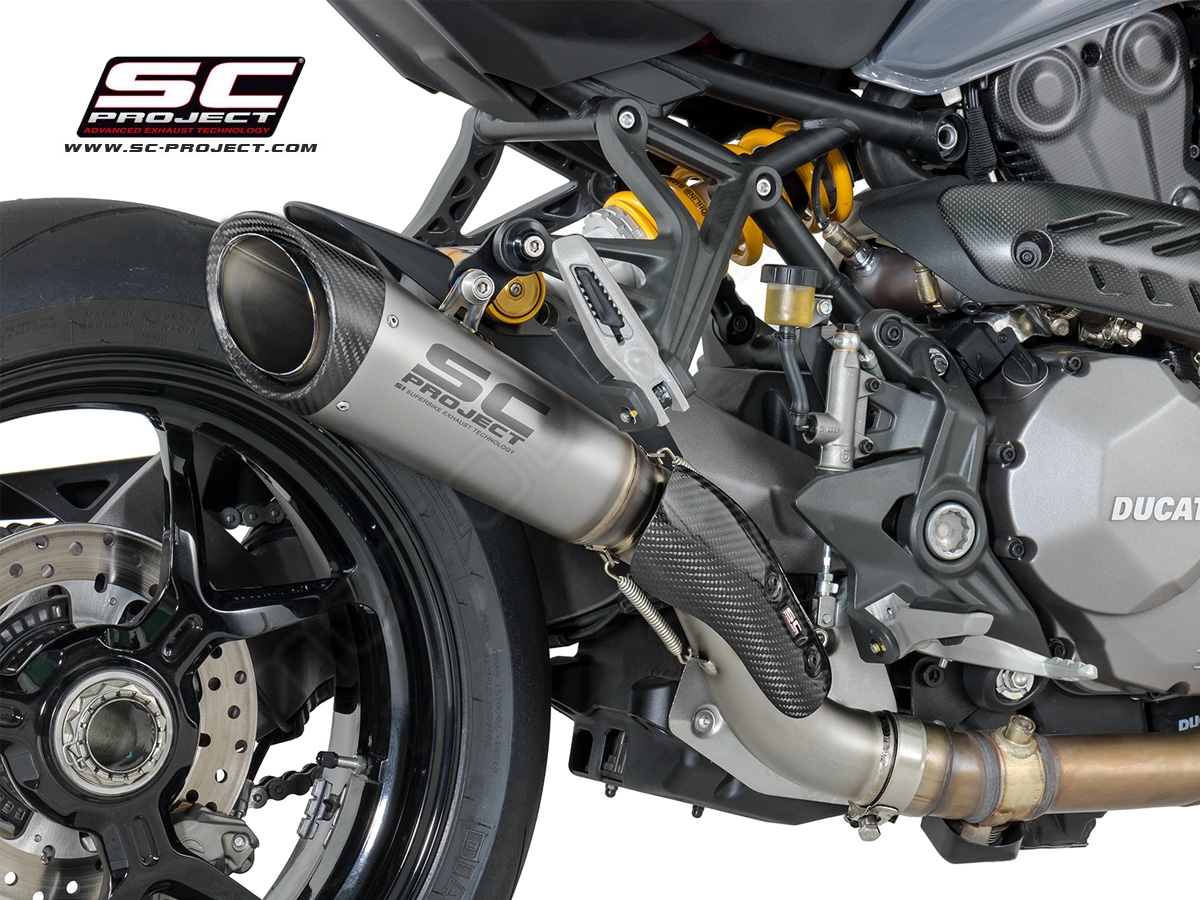 SC-PROJECT - S1 スリップオンMONSTER 1200 S1 Exhaust Ducati / Monster 1200S / 2019 (D25-T41T)
