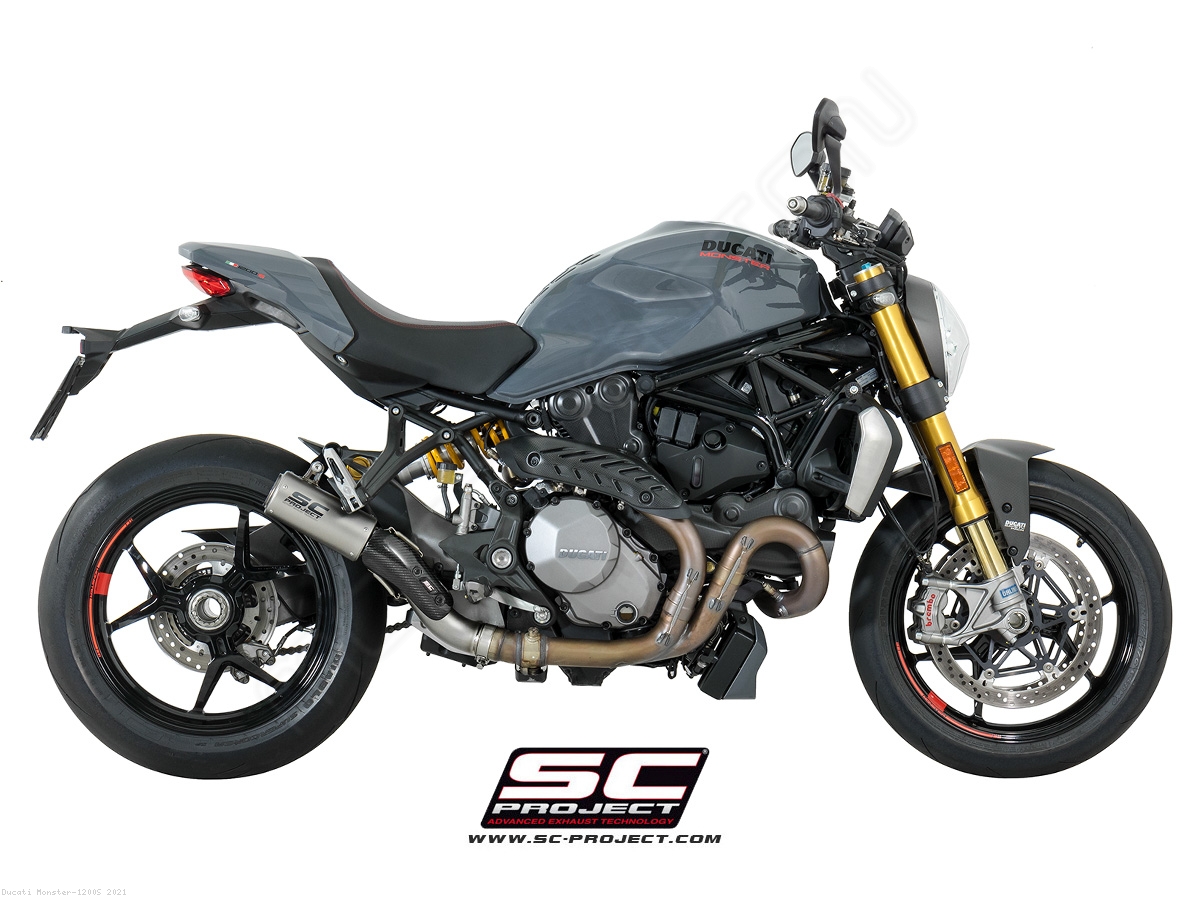 CR T Exhaust Ducati Monster 1200S 2021 D25 T38T