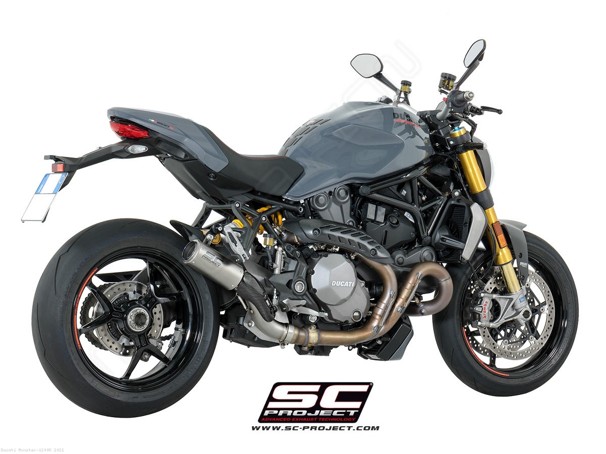 CR T Exhaust Ducati Monster 1200R 2021 D25 T38T