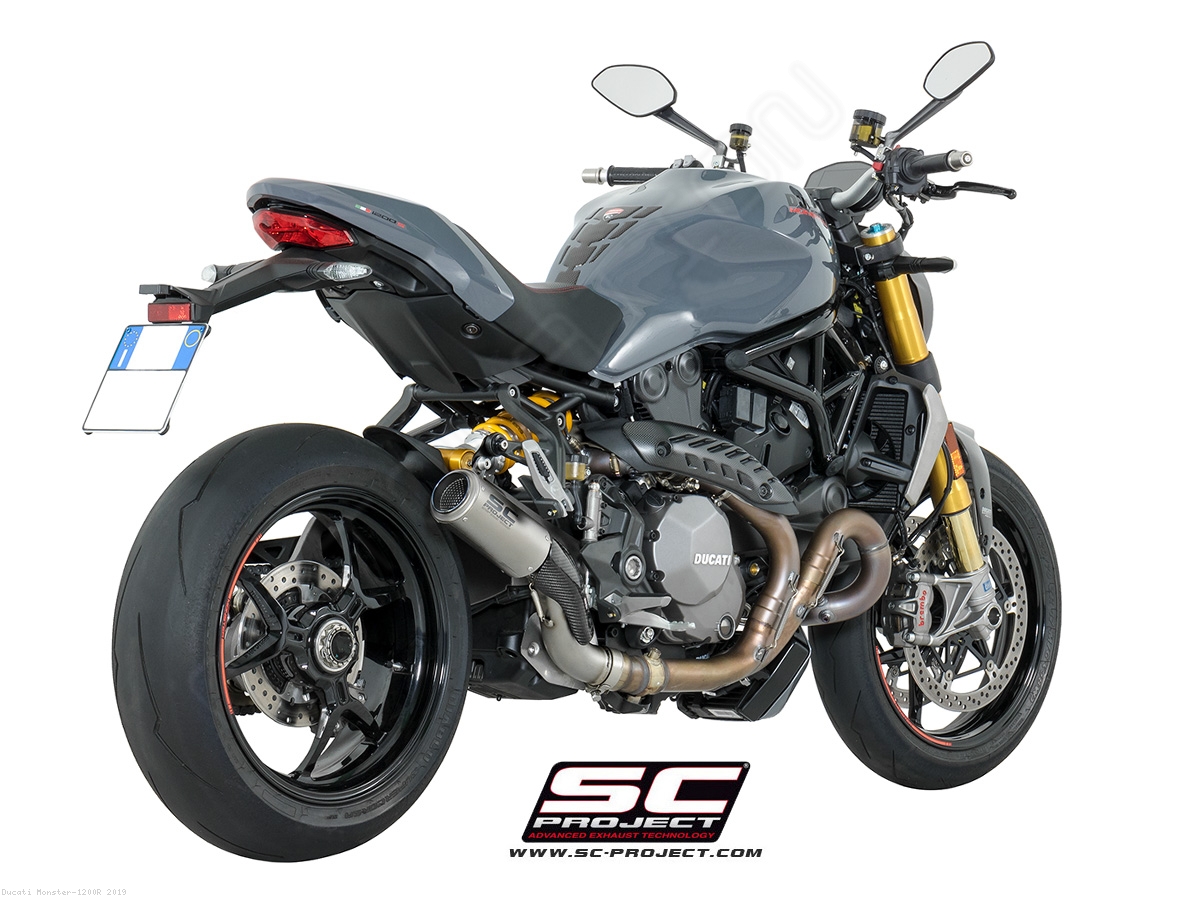 CR T Exhaust Ducati Monster 1200R 2019 D25 T38T