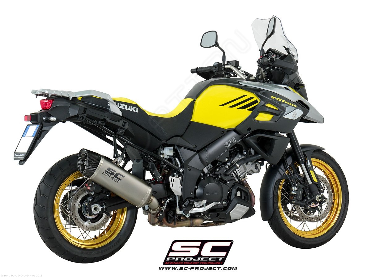 V strom 1000 exhaust top