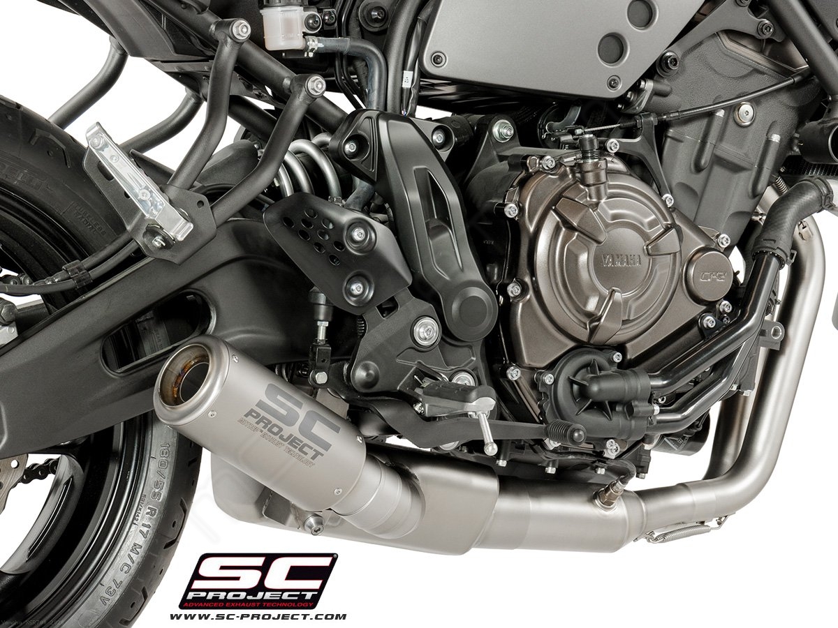 Sc project exhaust xsr700 outlet