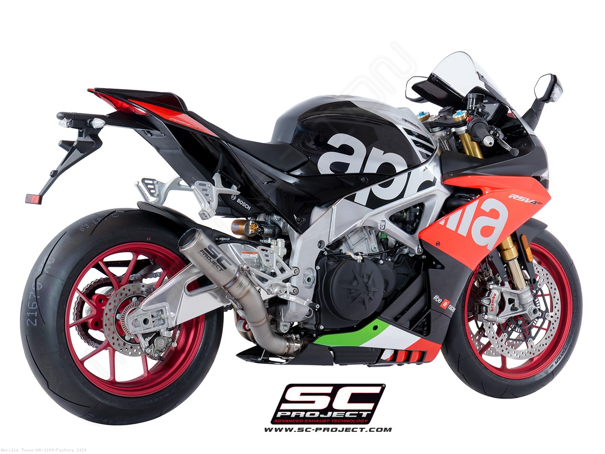 CR T Exhaust Aprilia Tuono V4 1100 Factory 2020 A18 HT36