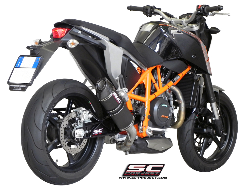 KTM 690 Duke (2012+ series) Oval Exhaust by SC-Project