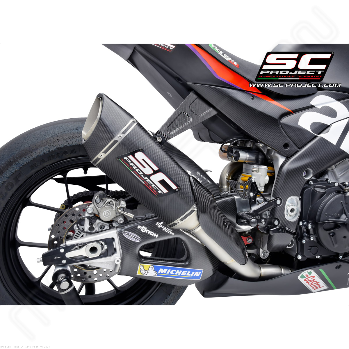 SC1-R Exhaust Aprilia / Tuono V4 1100 Factory / 2023 (A27-TC)