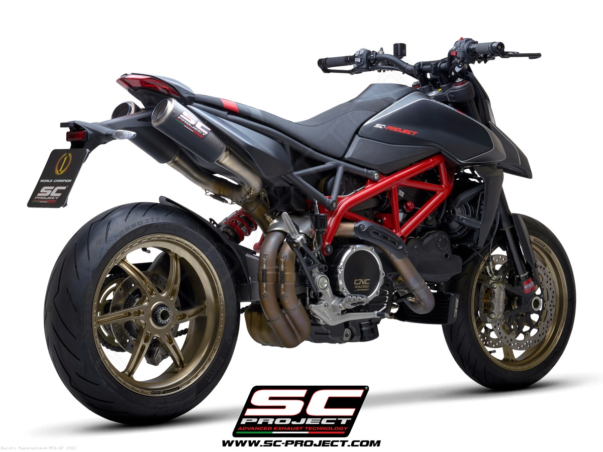 CR T Exhaust Ducati Hypermotard 950 SP 2022 D31 T68C