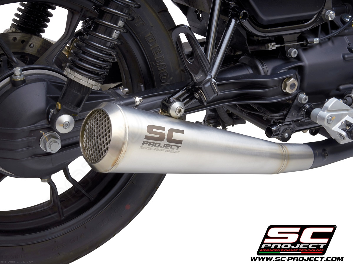 Moto guzzi v7 iii exhaust sale