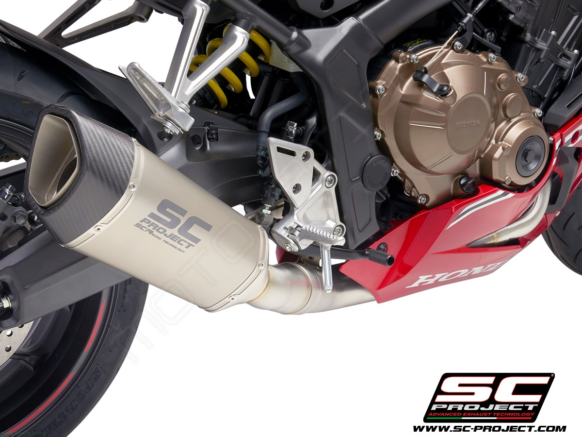 Escape Honda CB 650 R 2021- Akrapovic Racing Line Titanio/Acero inox