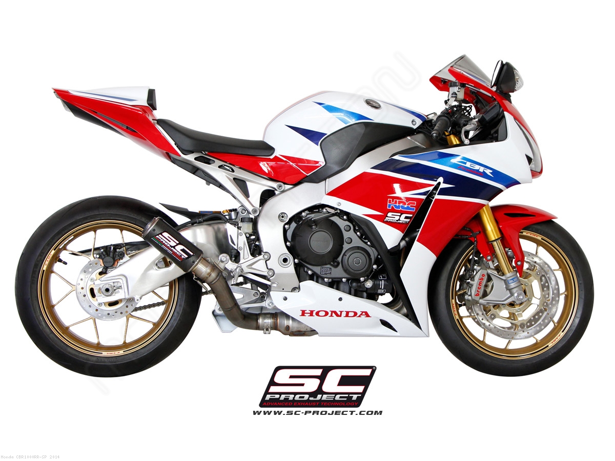 CBR1000RR SP SC59  SC PROJECT CR-T  チタン SC Project H35-T36C CR-T Carbon Fiber Slip On for CBR 1000RR