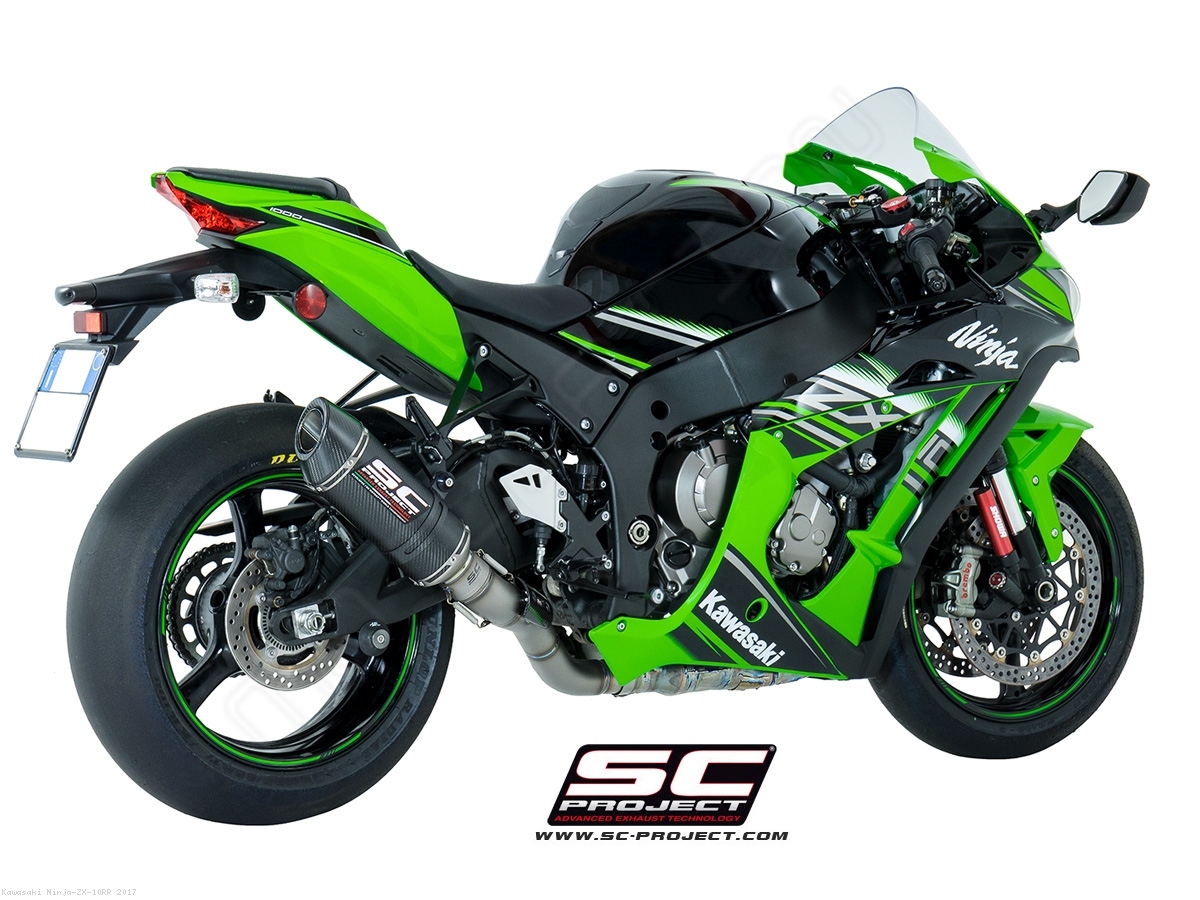 Race Oval Exhaust Kawasaki / Ninja ZX-10RR / 2017 (K22-40FTC)
