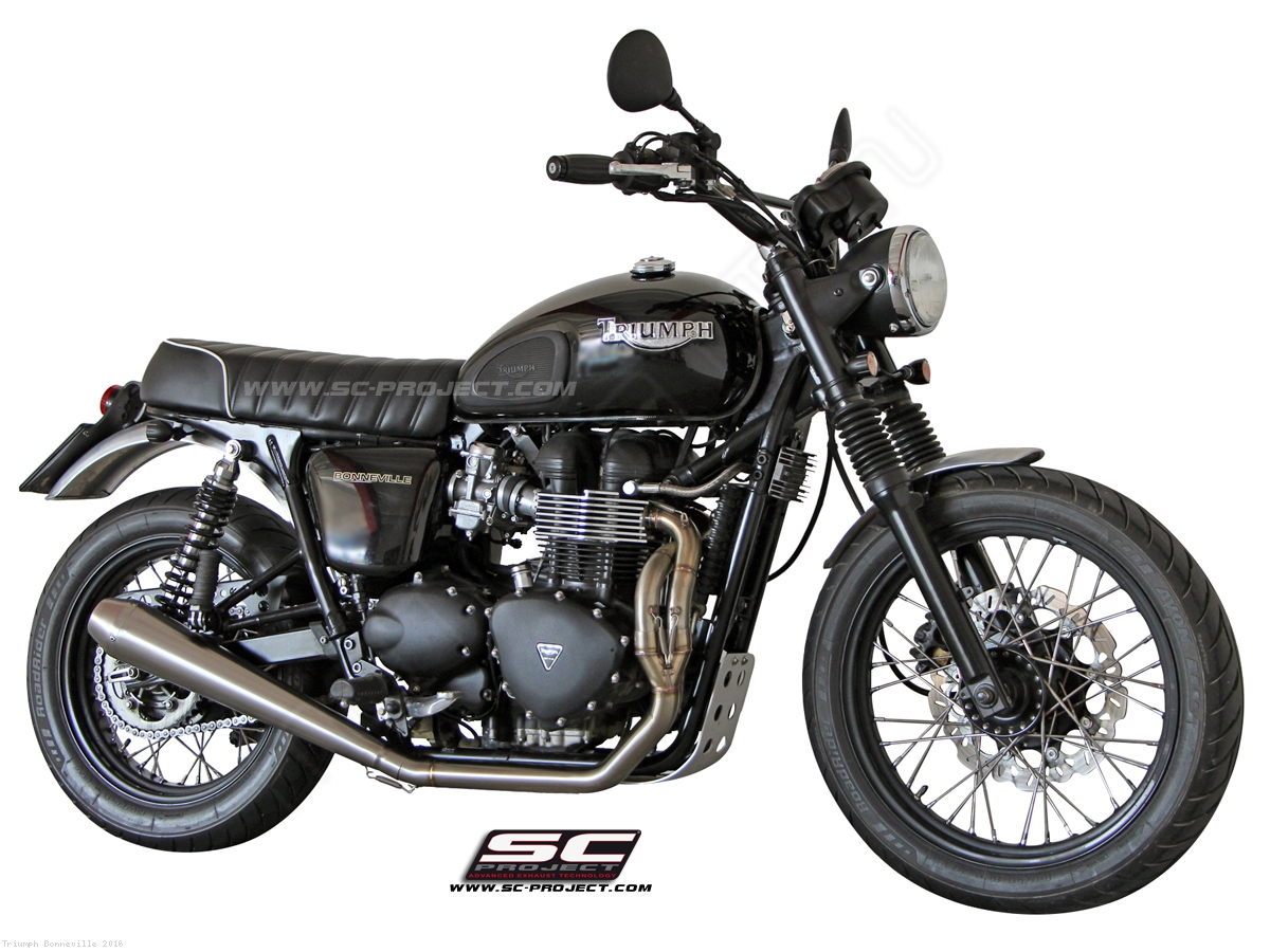 Conic Full System Exhaust By Sc Project Triumph Bonneville 2016 2 1 Full System Exhaust By Sc Project Triumph Bonneville 2016