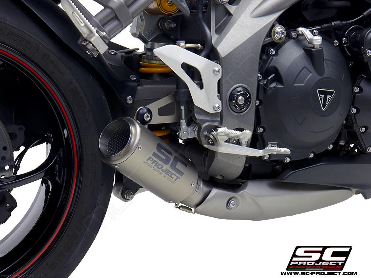 CR T Exhaust Triumph Speed Triple S 2019 T22 T38