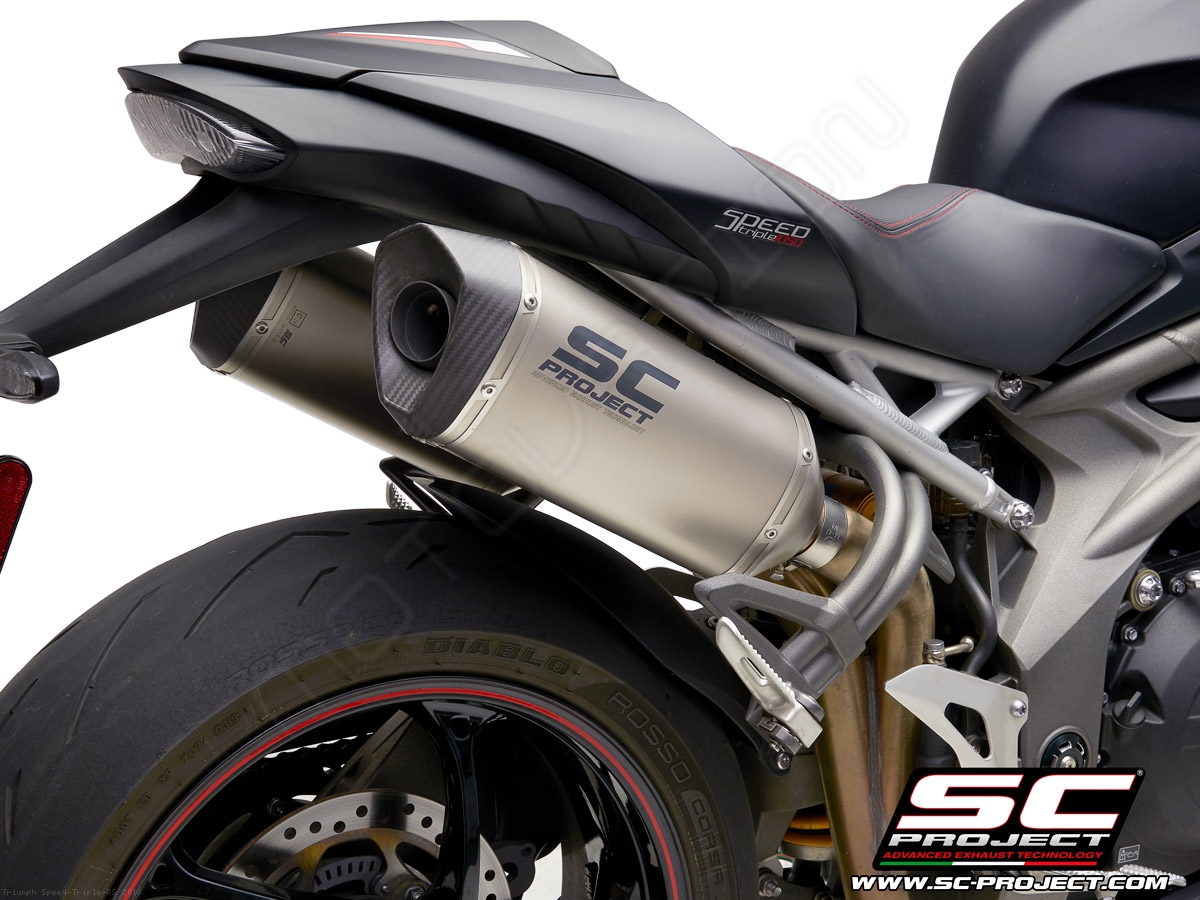 SC1 M Exhaust Triumph Speed Triple RS 2018 T22 115