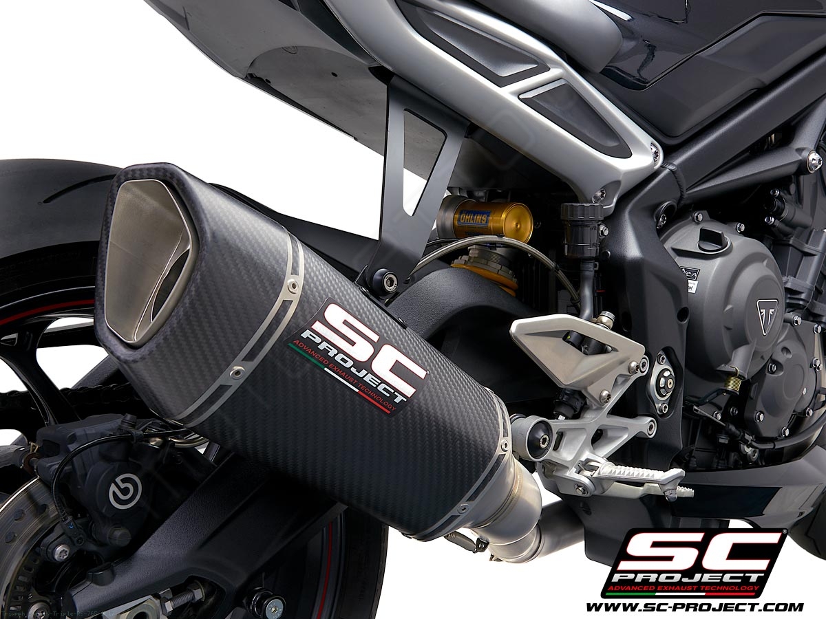ストリートトリプル765RS SCプロジェクトSC1マフラー SC-Project (SCプロジェクト) - 日本正規総代理店 | sc-project