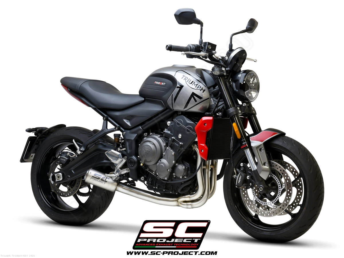 CR T Exhaust Triumph Trident 660 2021 T26 CDE36