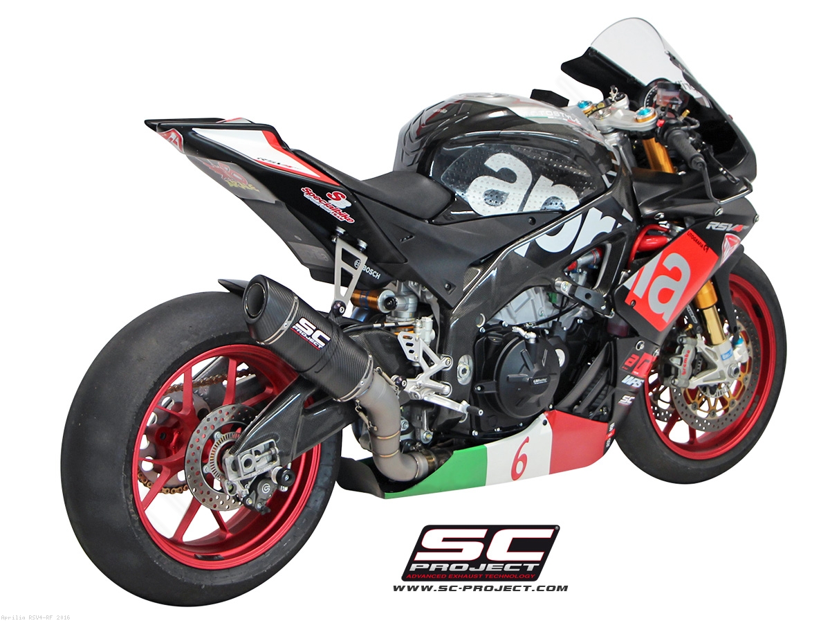 Race Oval Exhaust Aprilia RSV4 RF 2016 A15 40FTC