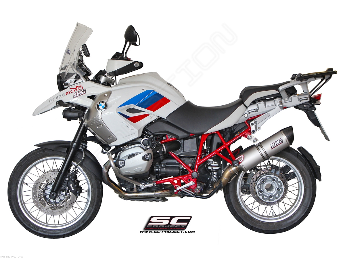 SC1 Oval Exhaust BMW R1200GS 2009 B19 02