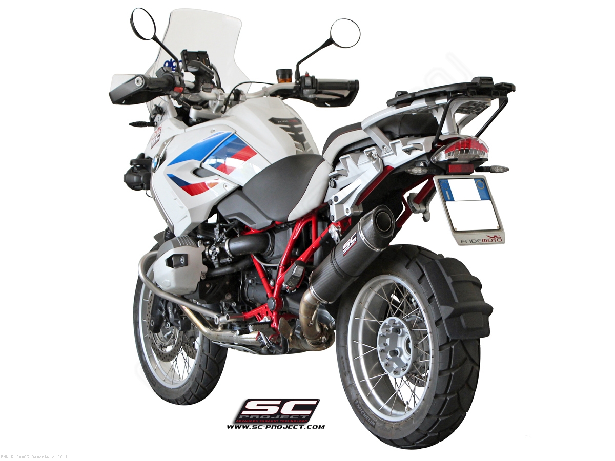 Oval Exhaust BMW R1200GS Adventure 2011 B02 02C
