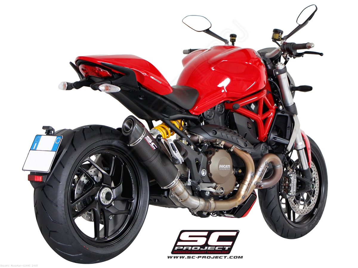 Oval Exhaust Ducati Monster 1200S 2015 D12 01