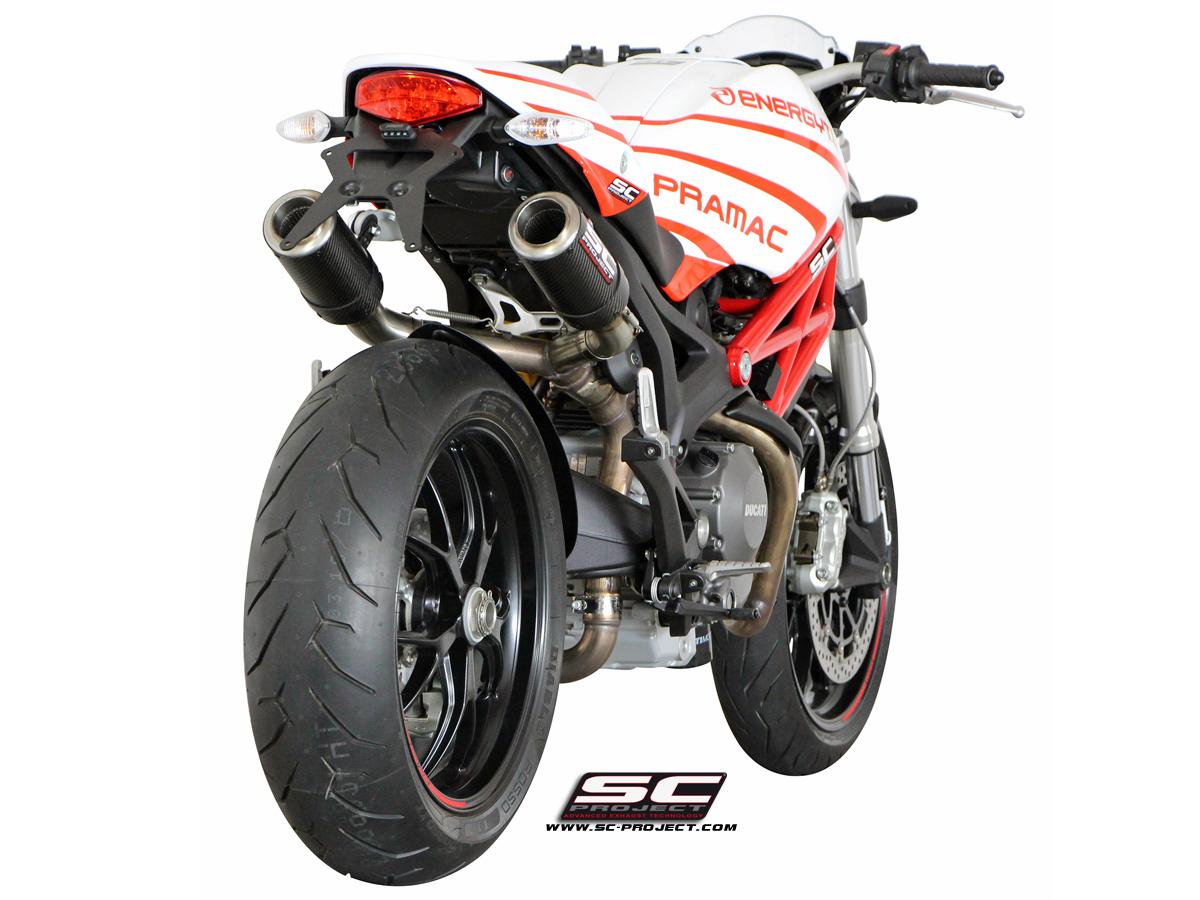 Ducati Monster 696 / 796 / 1100 Slip-on CR-T Exhaust by SC-Project