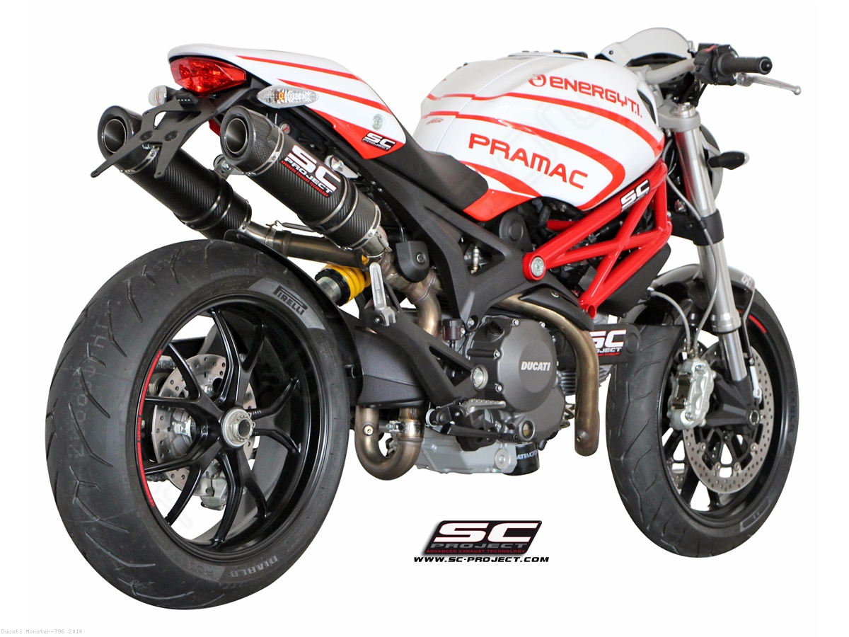 GP Tech Exhaust Ducati Monster 796 2014 D04 28C