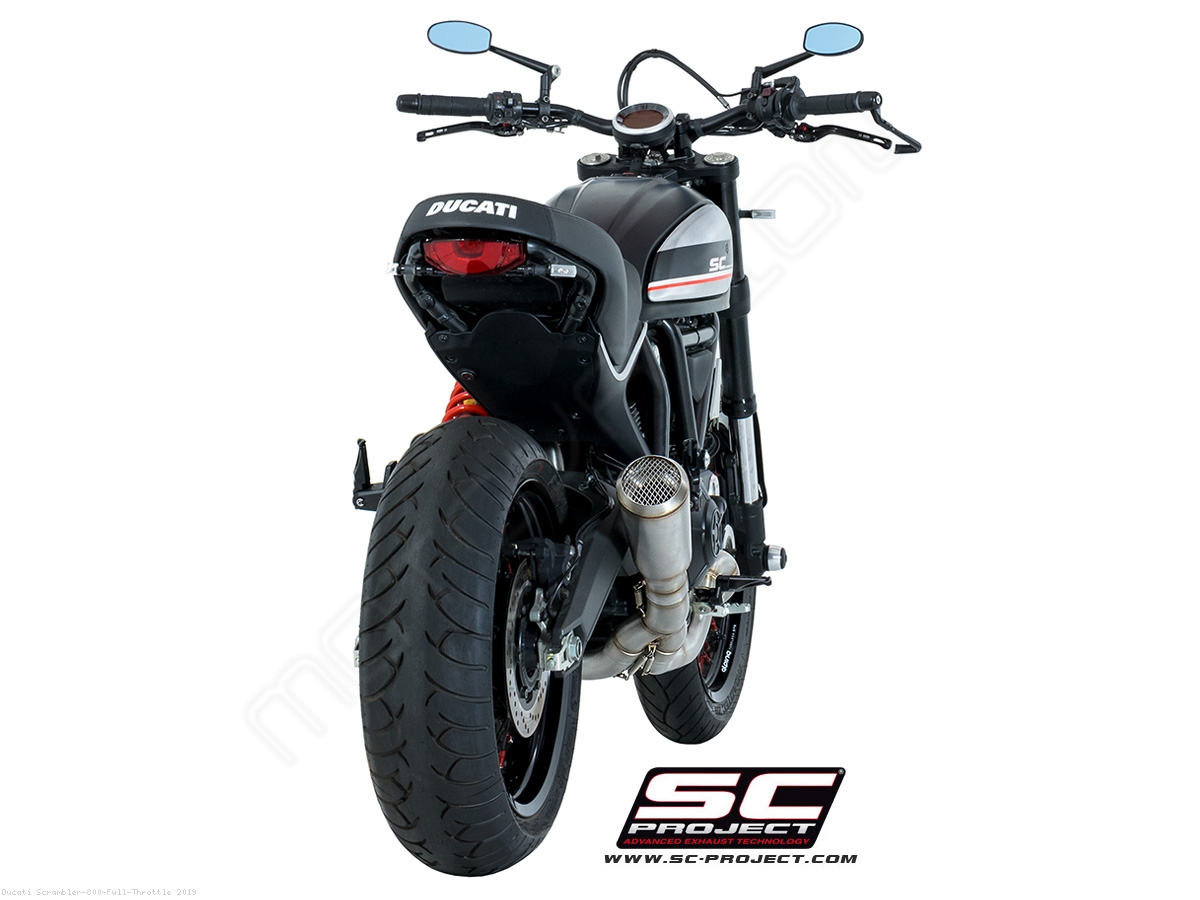 Conic Exhaust Ducati Scrambler 800 Full Throttle 2019 D16 CL42A