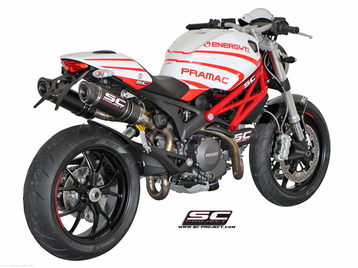 Ducati monster sales 696 exhaust