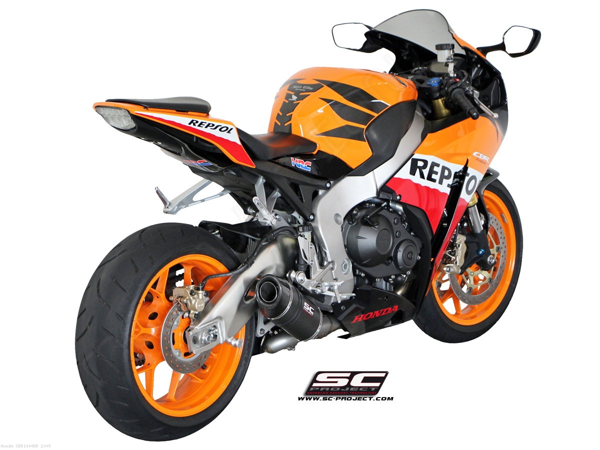 Oval Exhaust Honda CBR1000RR 2009 H04 12C