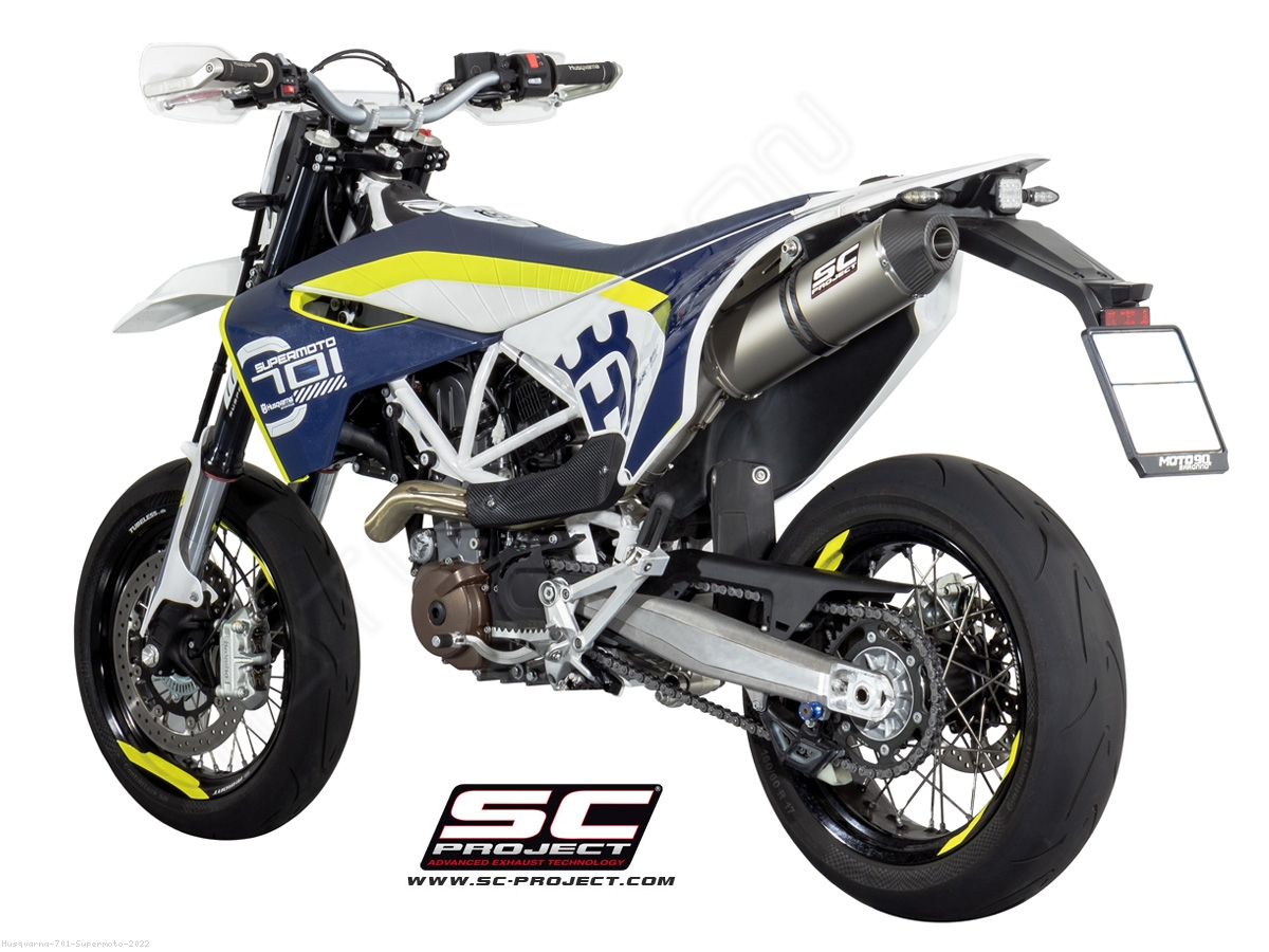 CRS Exhaust Husqvarna 701 Supermoto 2022 HU01 55T