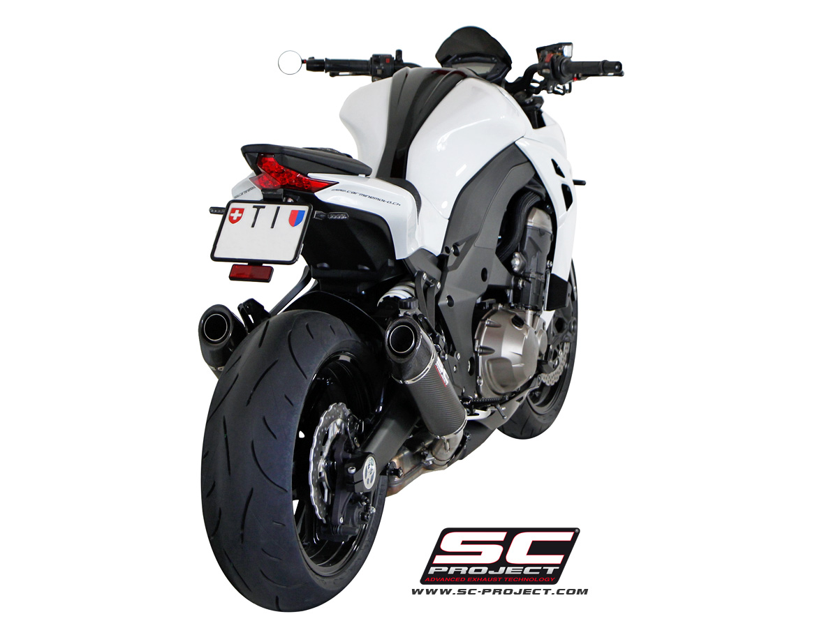 Z1000 sc project exhaust top