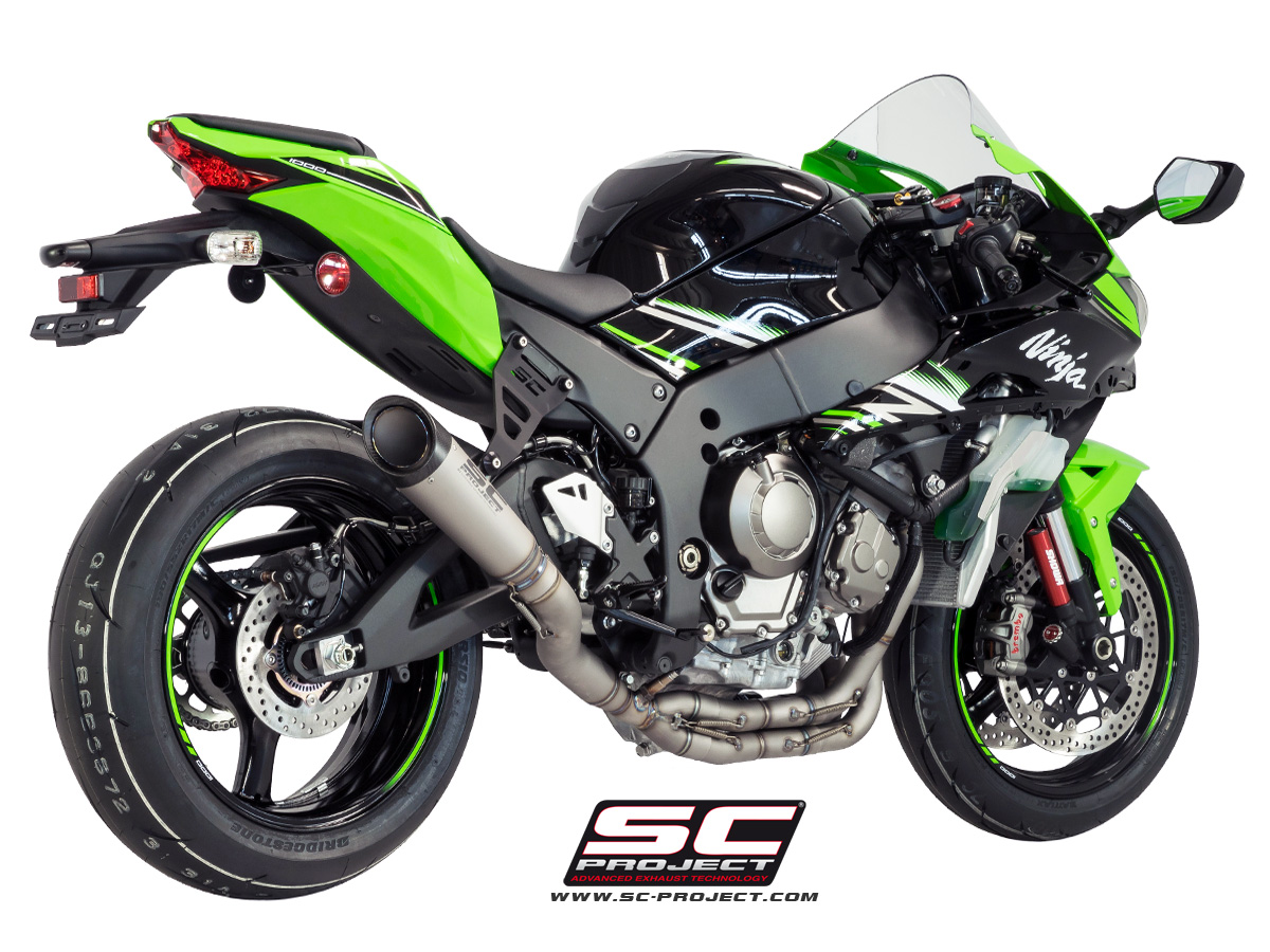 S1 421 Full Titanium Exhaust by SCProject K22TC41T Kawasaki ZX10R ZX10R