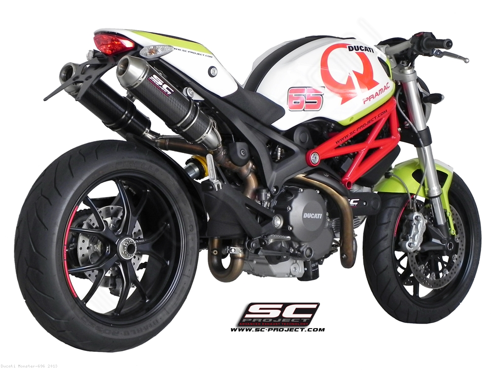 GP EVO Exhaust Ducati Monster 696 2013 D04 14