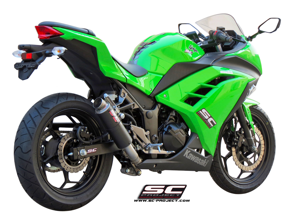 Dwelling Outlook Venture Kawasaki Ninja 300 GP M2 2 into 1 Full System Exhaust by SC-Project