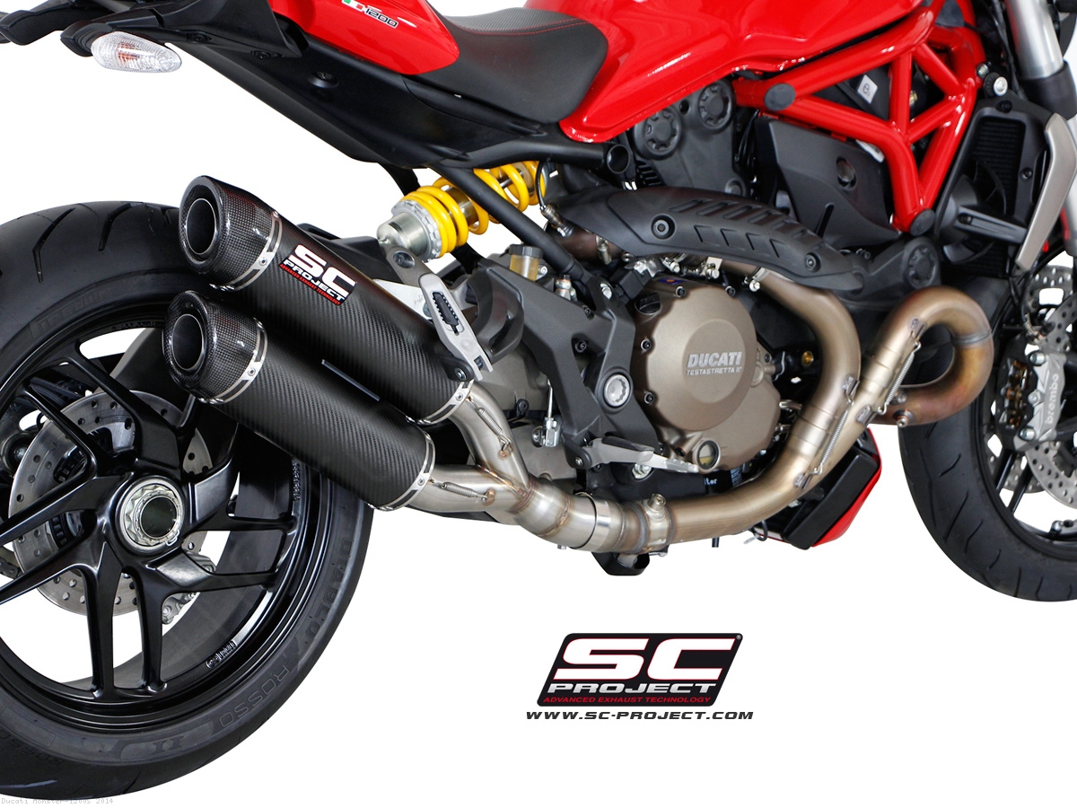 Dual GP-Tech Exhaust Ducati / Monster 1200S / 2014 (D12-D27C)