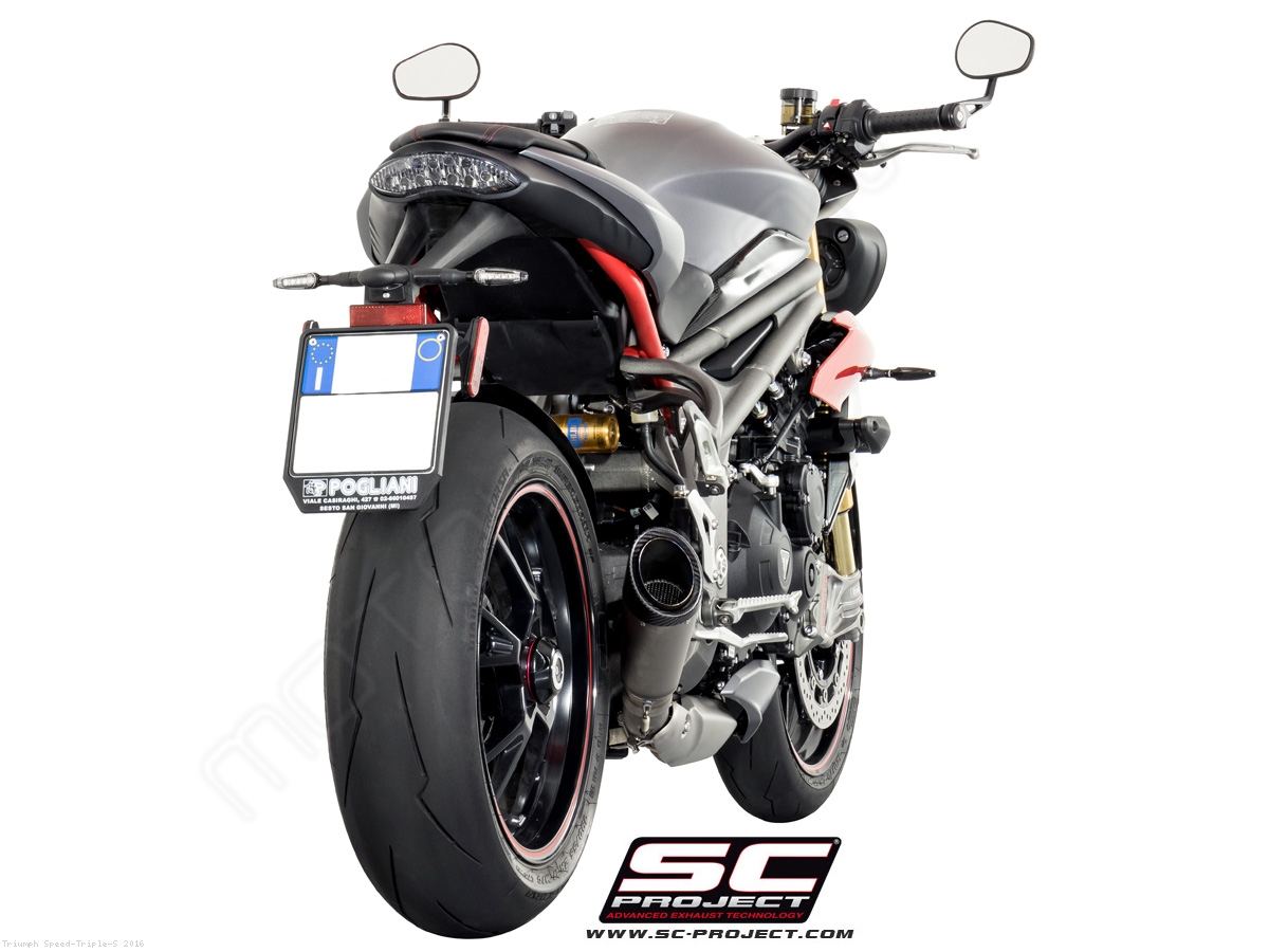 S1 Exhaust Triumph Speed Triple S 2016 T16 LT41T