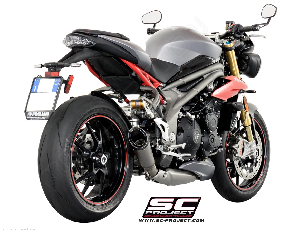S1 Exhaust Triumph Speed Triple R 2016 T16 LT41T
