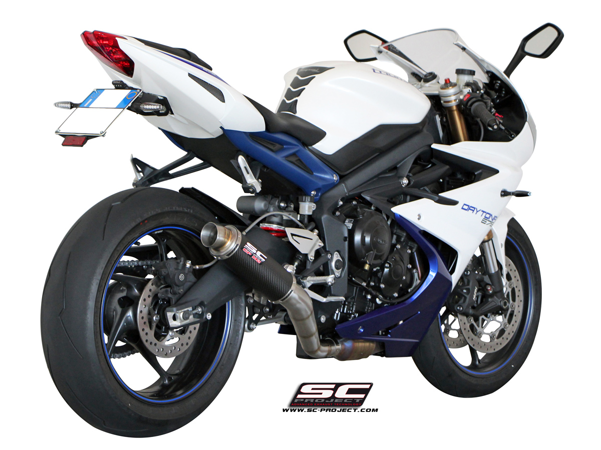 Triumph daytona 675 full shop exhaust system