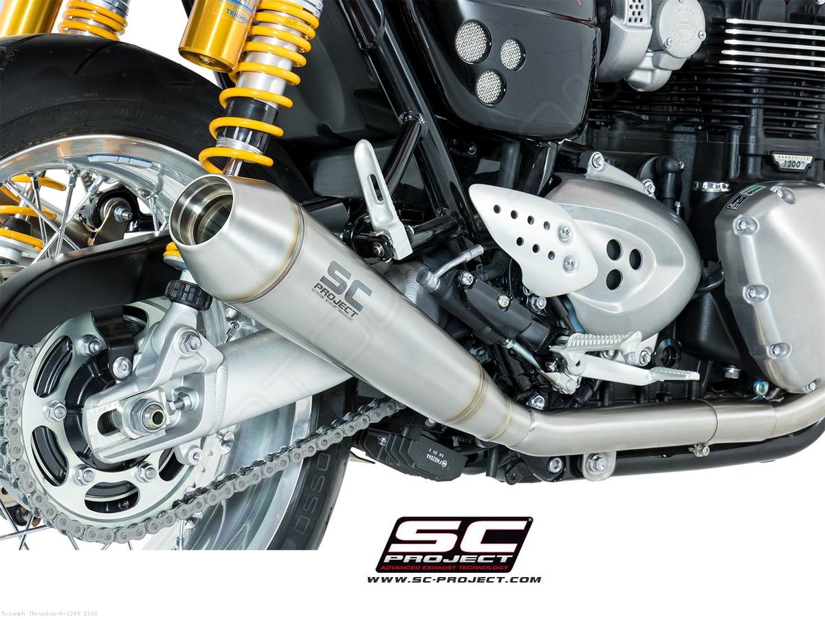 Triumph thruxton 1200 r exhaust discount