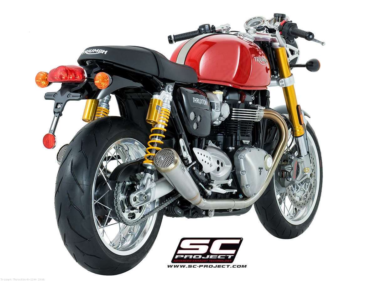 Triumph thruxton 1200 r exhaust new arrivals