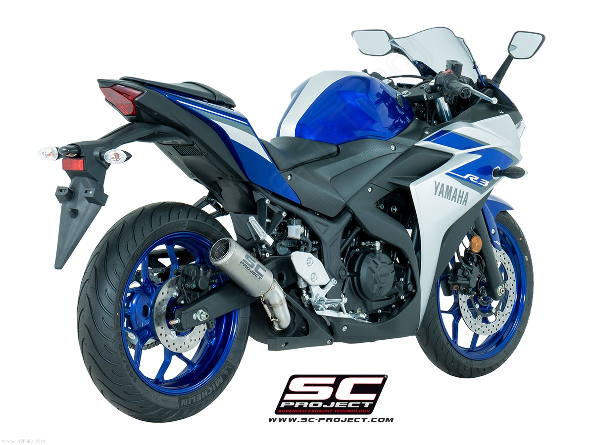 R3 slip on exhaust top