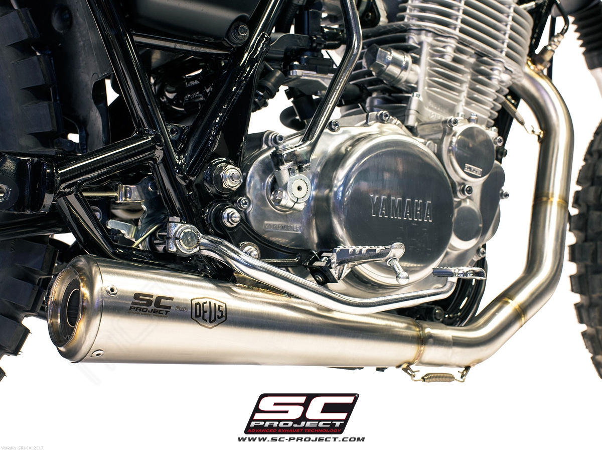 Conic Full System Exhaust Yamaha SR400 2017 Y18 C39A