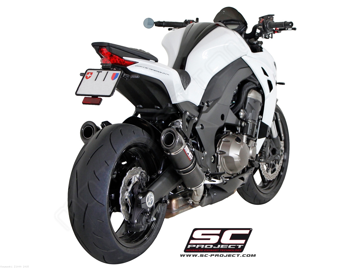 品質検査済 Kawasaki Exhaust GP-Tech / (K19-28C) 2015 / Z1000 パーツ