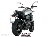 Conic "70s Style" Exhaust by SC-Project Yamaha / MT-07 / 2017