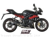 Conic Exhaust by SC-Project Triumph / Street Triple / 2014